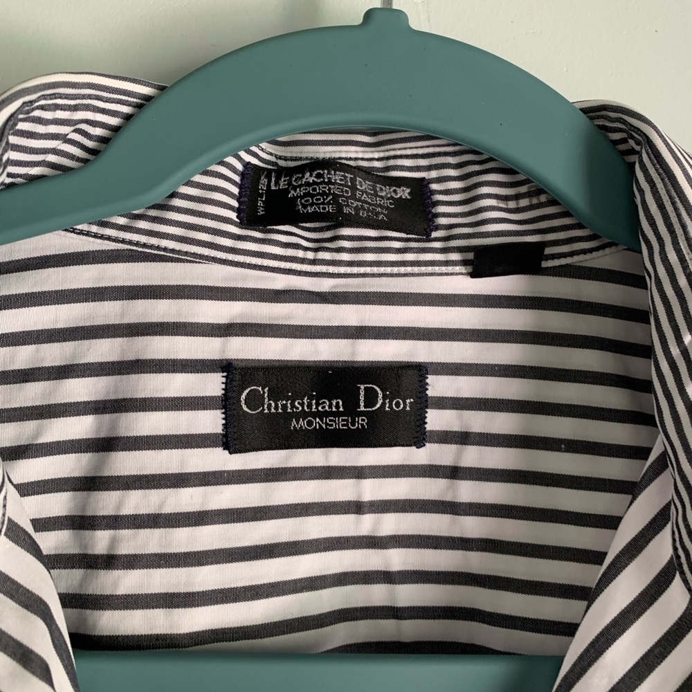 Le cachet de Dior monsieur 100% Cotton neck size 16-33
